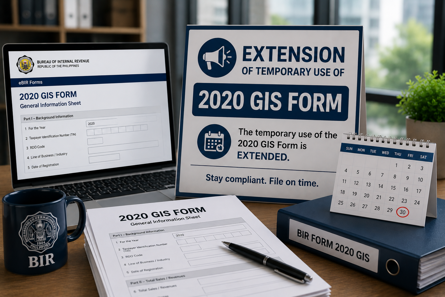 Extension of Temporary Use of 2020 GIS Form