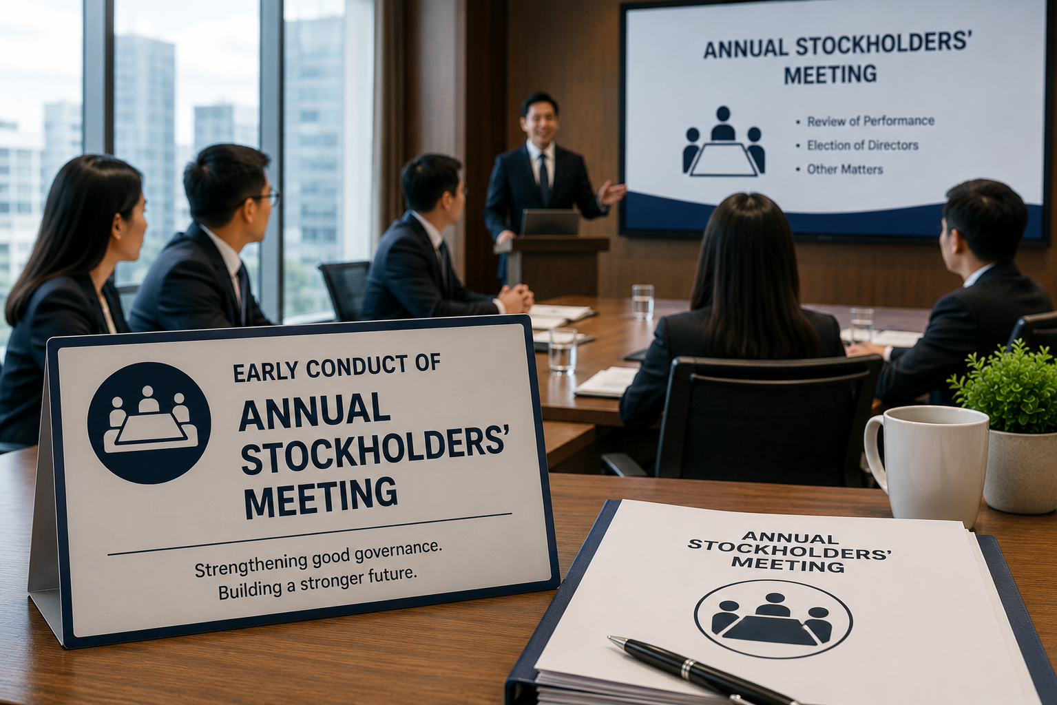 Early Conduct of Annual Stockholders’ Meeting